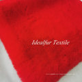 Red Heavy Weight Rabbit Fake Fur Fabric